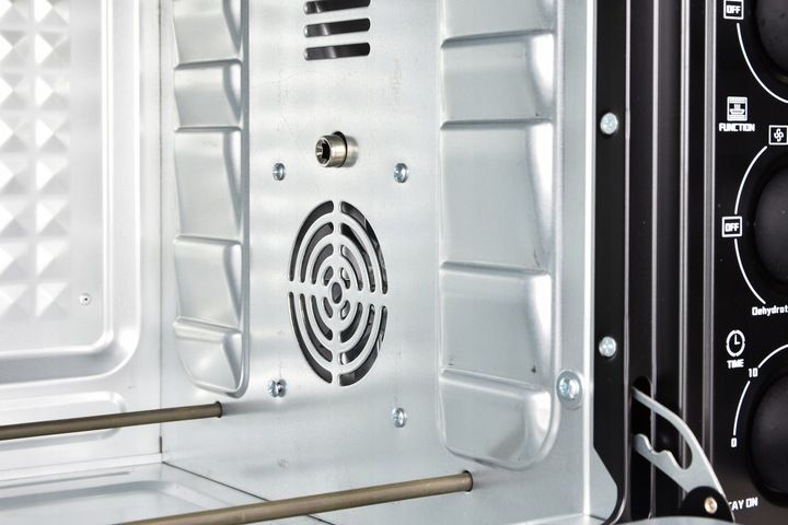 PIEKARNIK ELEKTRYCZNY 45L 2000W TERMOOBIEG ROŻNO GRILL SUSZARKA DO GRZYBÓW zdjęcie 2