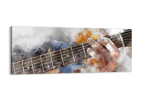 Obraz Na Płótnie - Muzyka Gitara Artysta - 100X40 Cm - Ab100X40-3448 na Arena.pl
