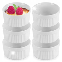 12x Naczynie ZAPIEKANIA żaroodporne miska miseczka kokilka ceramiczna 260ml