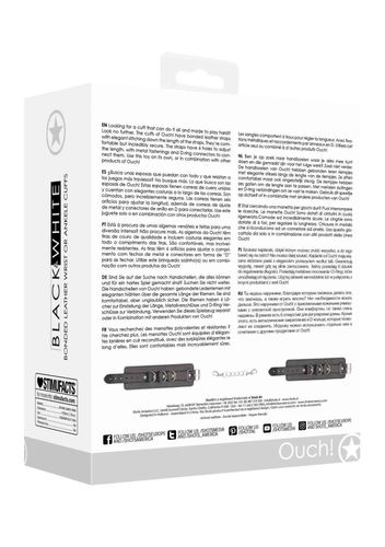 Bonded Leather Hand or Ankle Cuffs - With Adjustable Straps na Arena.pl