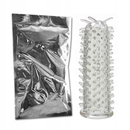 nakładka na penisa z wypustkami. mocna stymulacja pochwy. na Arena.pl