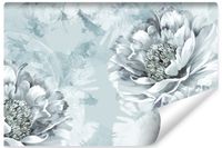 Fototapeta Do Jadalni Peonie PIWONIE Beton Abstrakcja Natura 180cm x 120cm