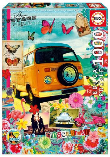 Educa 1000 Elementów Bon Voyage - Gingerbread na Arena.pl