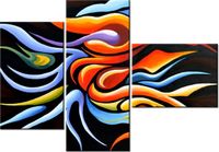 100CM 80 OBRAZ 3 ELEM KOBIETA TAŃCU ŚCIENNY