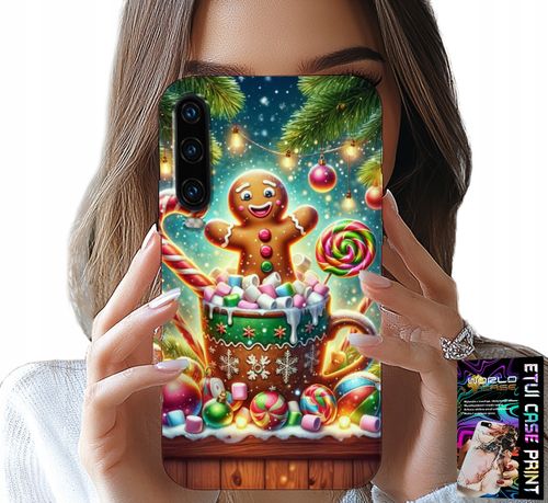 ETUI DO HUAWEI P30 - PIERNIK PIERNIKI ŚWIĄTECZNE WZORY +SZKŁO na Arena.pl