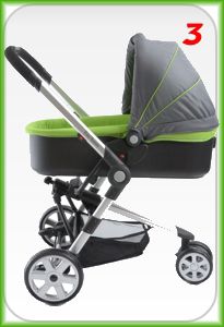 TINY WORLD NIEBIESKI SPACERÓWKA GONDOLA FOTEL Ea zdjęcie 10