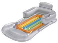 bestway dmuchany materac z oparciem wbudowany uchwyt na kubek 161cm 43028