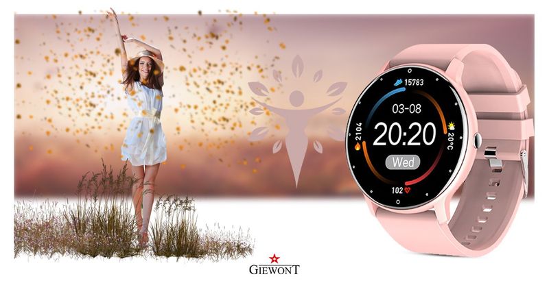 Smartwatch Giewont GW120-1 Różowy zdjęcie 11