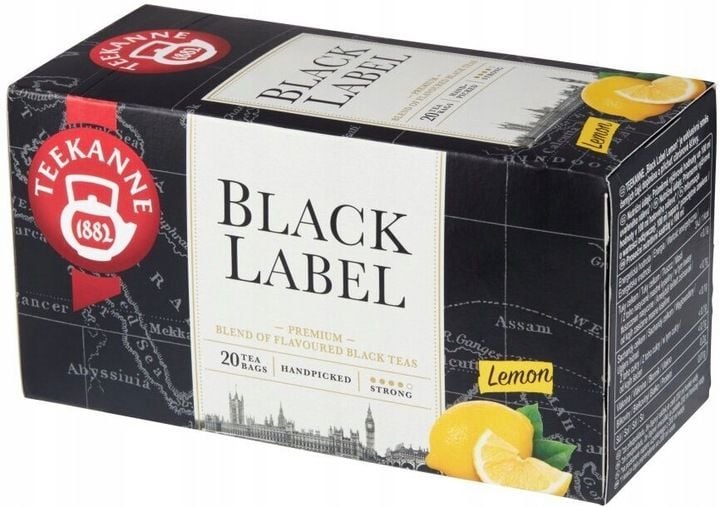 Teekanne herbata Black Label Lemon 20 kopert x12 zdjęcie 2