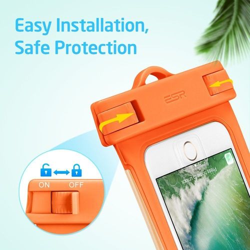 ESR UNIVERSAL WATERPROOF CASE ORANGE na Arena.pl
