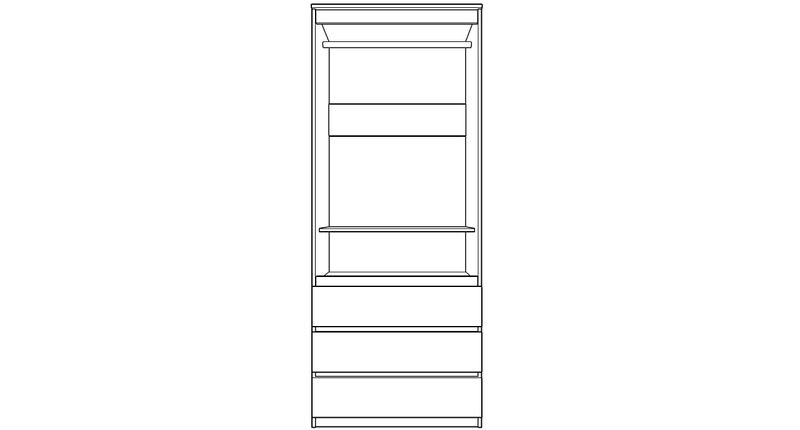 szafa MODERN C13 90x55 w.224 zdjęcie 3