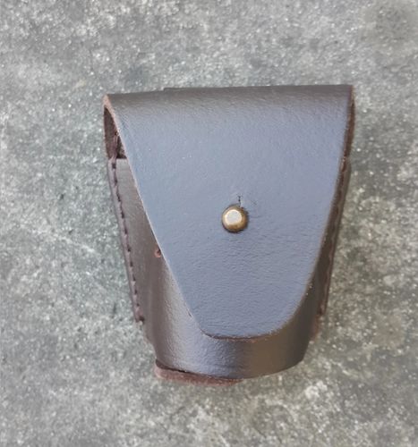 Ładownica na bęben rewolwera czarnoprochowego kabura brąz Garbacz na Arena.pl