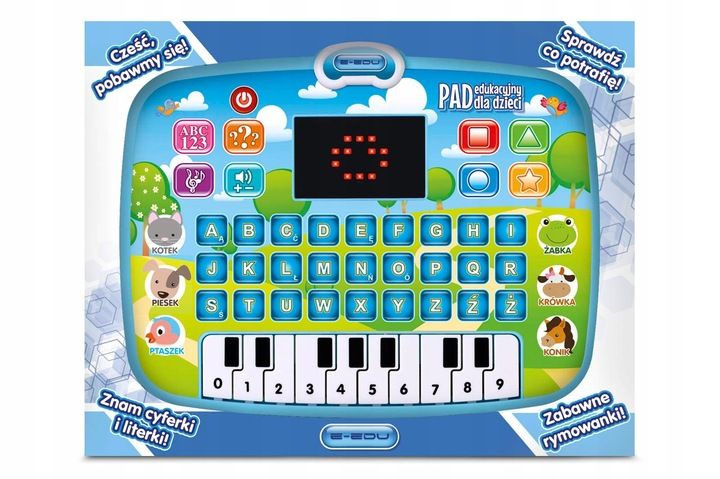 LAPTOP TABLET DOTYKOWY EDUKACYJNY KOMPUTER LCD PL zdjęcie 8