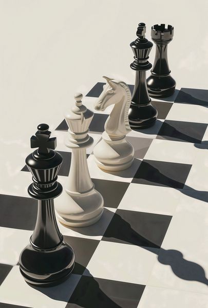 Plakat 67,5x100cm Szach i Mat zdjęcie 1