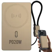 Powerbank szybkie ładowanie QC i PD 10000 mAh 20w usb-c bezprzewodowy