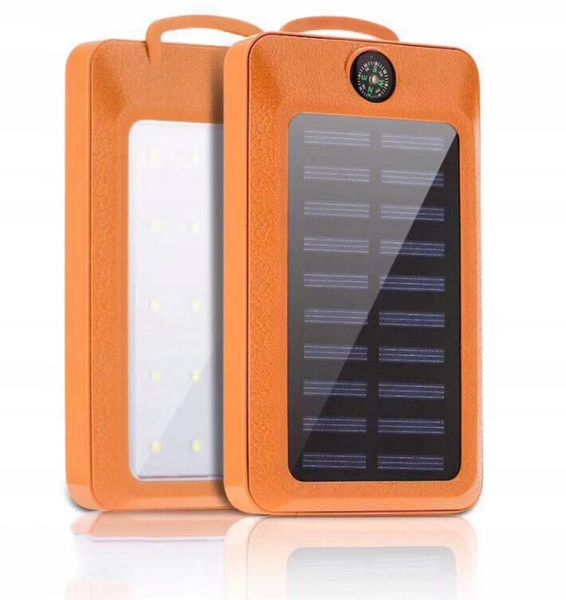 POWERBANK SOLARNY PANCERNY 20000MAH 2xUSB LATARKA zdjęcie 4