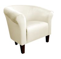 Fotel Milo nogi venge kremowy MG50