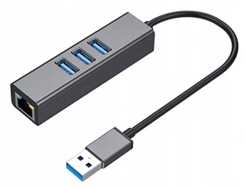 KARTA SIECIOWA HUB USB 3.0 GIGABIT LAN 1000Mb RJ45 na Arena.pl