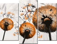 90CM 70 ZEGAR 3 ELEM DMUCHAWCE POMARAŃCZACH SCIENNY DRUK