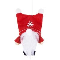 Krasnal 8cm ozdoba świąteczna, skrzat świąteczny, gnom czerwony