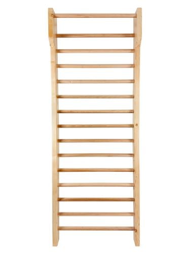 Drabinka gimnastyczna drewniana z drążkiem UNDERFIT 195 x 80 cm na Arena.pl