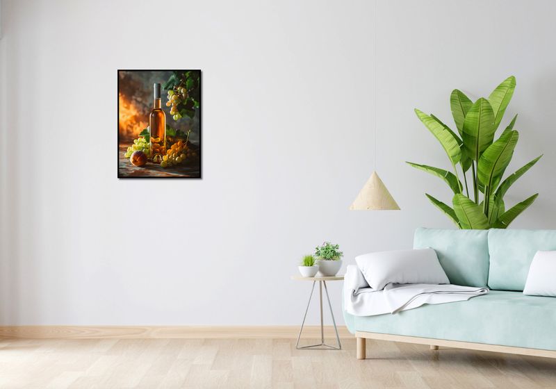 Plakat 50x65cm Bursztynowe Wino zdjęcie 4