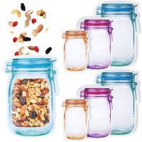 6x Worki Woreczki Torebki Strunowe do Przechowywania Żywności Mrożenia