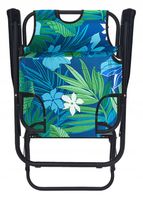 HAWAJSKIE KWIATY LEŻAK PLAŻOWY FOTEL OGRODOWY SKŁADANY NA PLAŻĘ 2W1