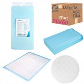 Podkłady chłonne PREMIUM SAP 90x60 higieniczne BETAtex+ by ZARYS 25 szt.