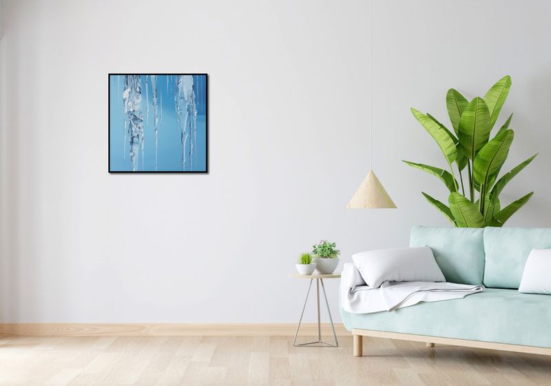 Plakat 60x60cm Kryształowe Sople zdjęcie 4