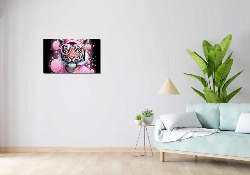 Obraz 70x40cm Ludzki Tygrys zdjęcie 2