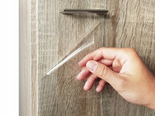 Folia Samoprzylepna Meblowa PCV Przezroczysta Ochronna Na Stół Książki na Arena.pl