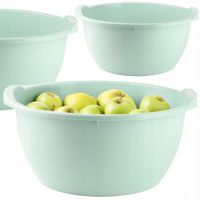 MISKA OKRĄGŁA UNIWERSALNA MISA DO ŁAZIENKI OGRODU NA PRANIE OWOCE 8L ZIELEŃ