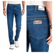 WRANGLER Texas Slim Game On Spodnie Męskie Jeans Zwężane Dopasowane
