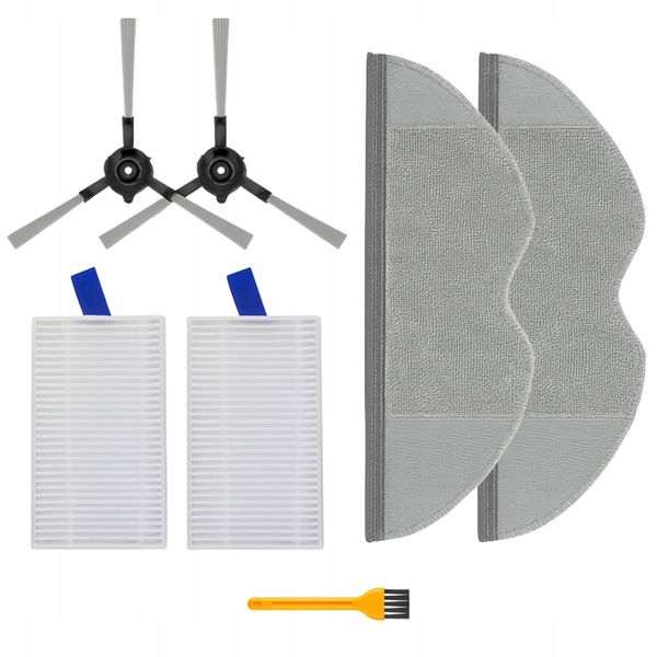SZCZOTKI FILTRY MOPY DO XIAOMI ROBOT VACUUM E5 + GRATIS zdjęcie 1