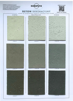 Próbnik kolorów betonu architektonicznego – 12 odcieni