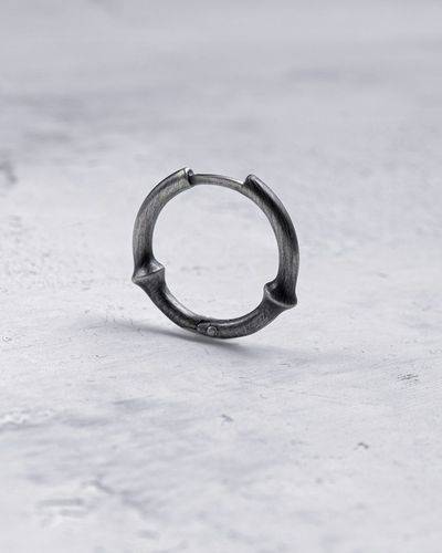 Srebrny kolczyk - kółko DOMAS na Arena.pl