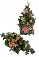 WIĄZANKA STROIK KOMPOZYCJA NA GRÓB CMENTARZ SZTUCZNE KWIATY