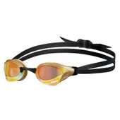 ARENA OKULARY OKULARKI COBRA CORE SWIPE MIRROR YELLOW COOPER-GOLD