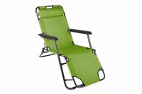 Składany leżak ogrodowy - zielony