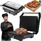 GRILL ELEKTRYCZNY OPIEKACZ KONTAKTOWY SKŁADANY REGULACJA TEMPERATURY