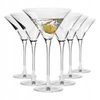 Komplet kieliszków do martini Krosno Divine 250 ml 6 szt. Szkło bezołowiowe