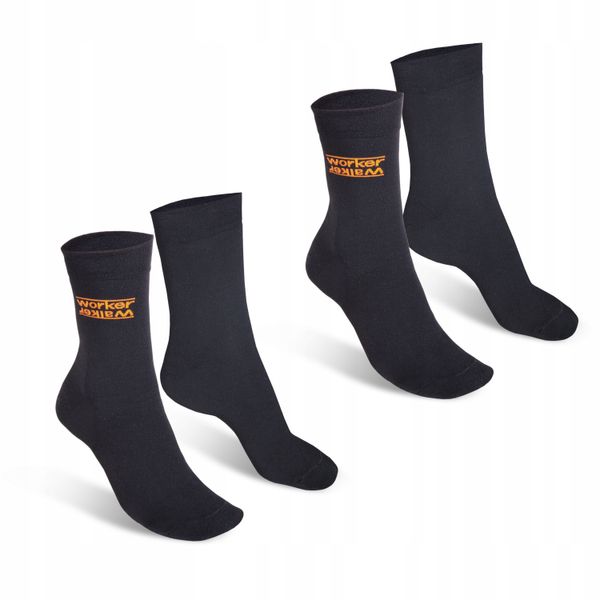 BAMBOO WORK SOCKS 39-41 ROZMIAR - 2 PARY - WORKER WALKER - SKARPETKI zdjęcie 1