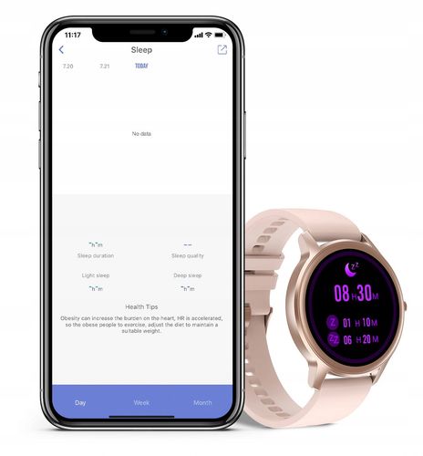 Smartwatch DT56 black silicone na Arena.pl