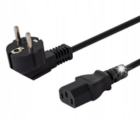 Kabel zasilający Savio CL-146 3,0m Schuko męski - IEC C13