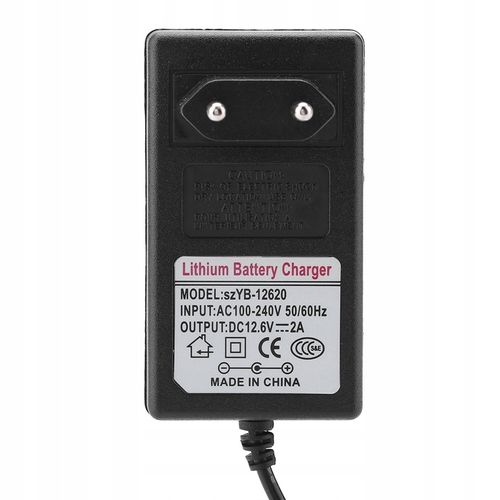 ZASILACZ ŁADOWARKA DO AKUMULATORÓW 12,6 V2 A ZASILANIE na Arena.pl