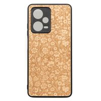 Drewniane Etui Bewood Redmi Note 12 Pro Plus 5G KWIATY POLNE ANIEGRE
