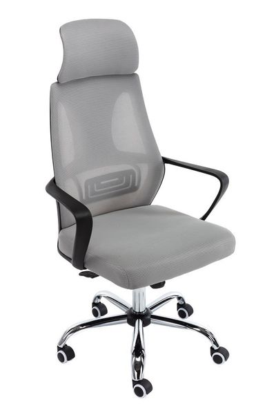 FOTEL OBROTOWY NIGEL - SZARY zdjęcie 4