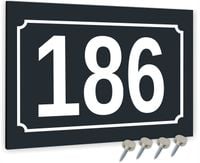 Tabliczka adresowa numer na dom 30x20 METAL 3D