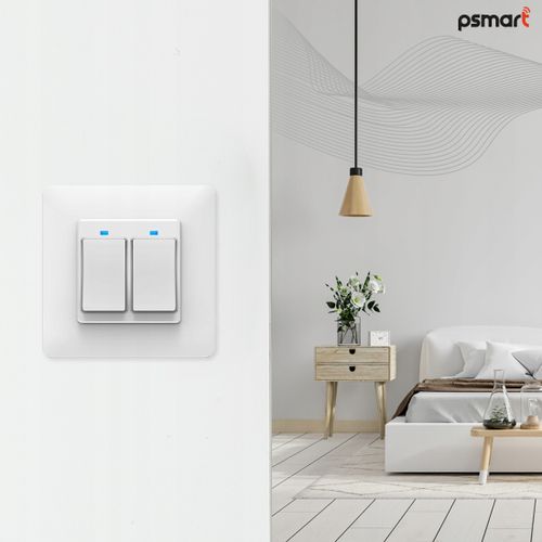Przełącznik Włącznik 2 Obwody ZigBee TUYA Przycisk PSMART Biały na Arena.pl
